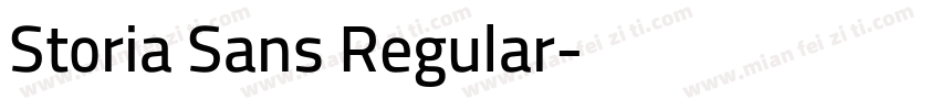 Storia Sans Regular字体转换